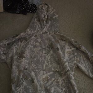 Abercrombie & Fitch Gray Patterned Jacket